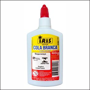 COLA BRANCA LIQUIDA 40G LAVÁVEL IRIS