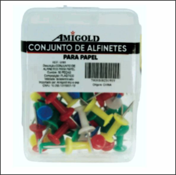 CONJUNTO DE ALFINETES AMIGOLD